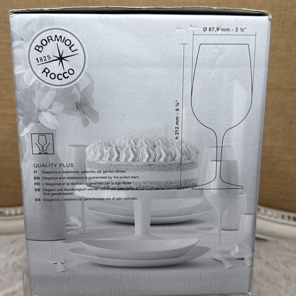 Bormioli Spazio Large Wine Glasses, Clear, 17 oz (Set of 4) - Picture 5 of 10